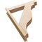 Ekena Millwork 5 1/2-in W x 28-in D x 36-in H Funston Block Rough Cedar Woodgrain TimberThane Outlooker, Primed Tan OUTUR055X28X36FST44RCPR - alternate 6